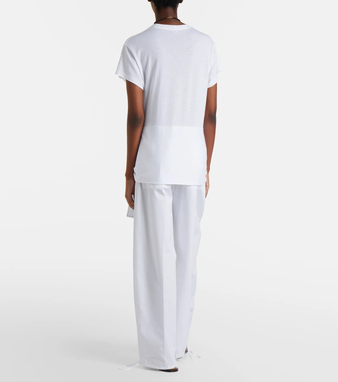 Toteme - Cotton poplin wide-leg pants