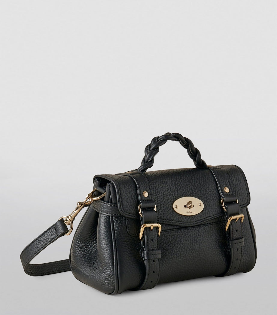 Mulberry Black Mini Leather Alexa Cross-Body Bag