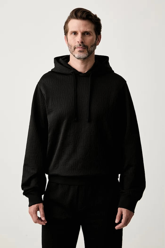 Armani Exchange erkek kapüşonlu sweatshirt