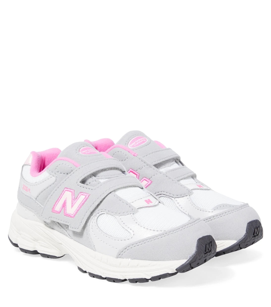 New Balance Kids - 2002 Hook & Loop leather sneakers