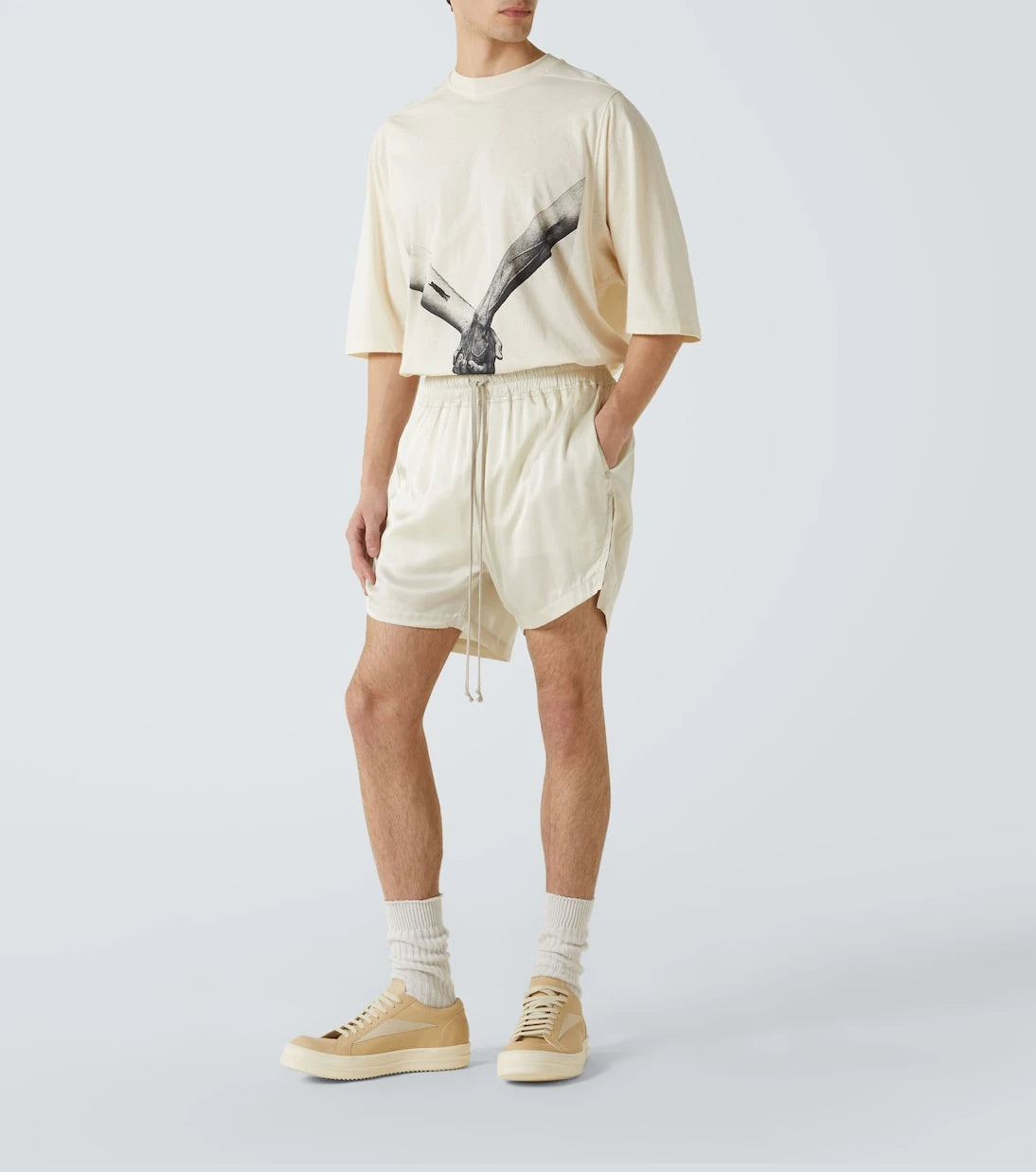 Rick Owens - Charmeuse shorts
