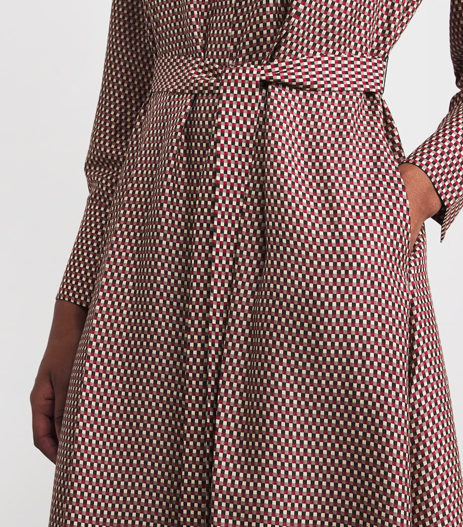 Check Print Orlan Midi Shirt Dress