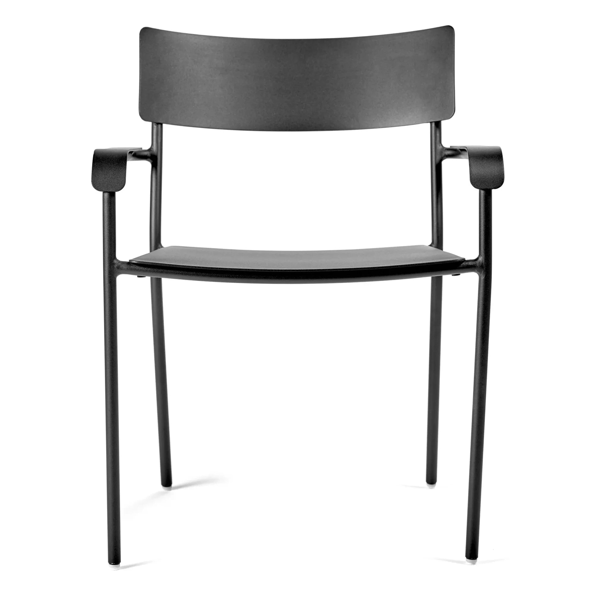 Serax - August Outdoor Chair with Armrests | Black