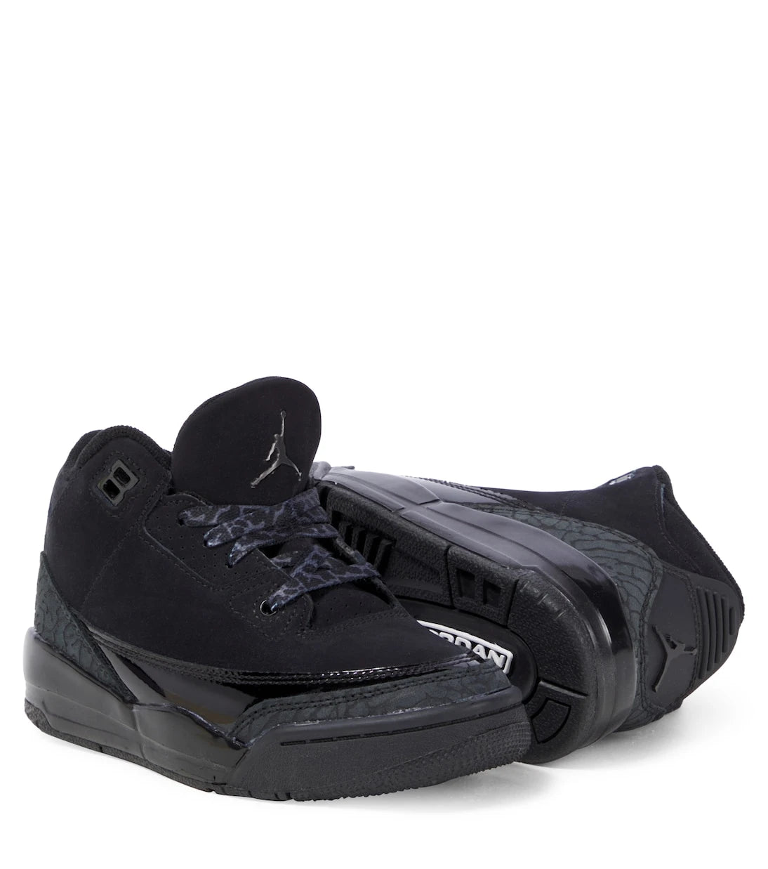 Nike Kids - Air Jordan 3 Retro leather sneakers