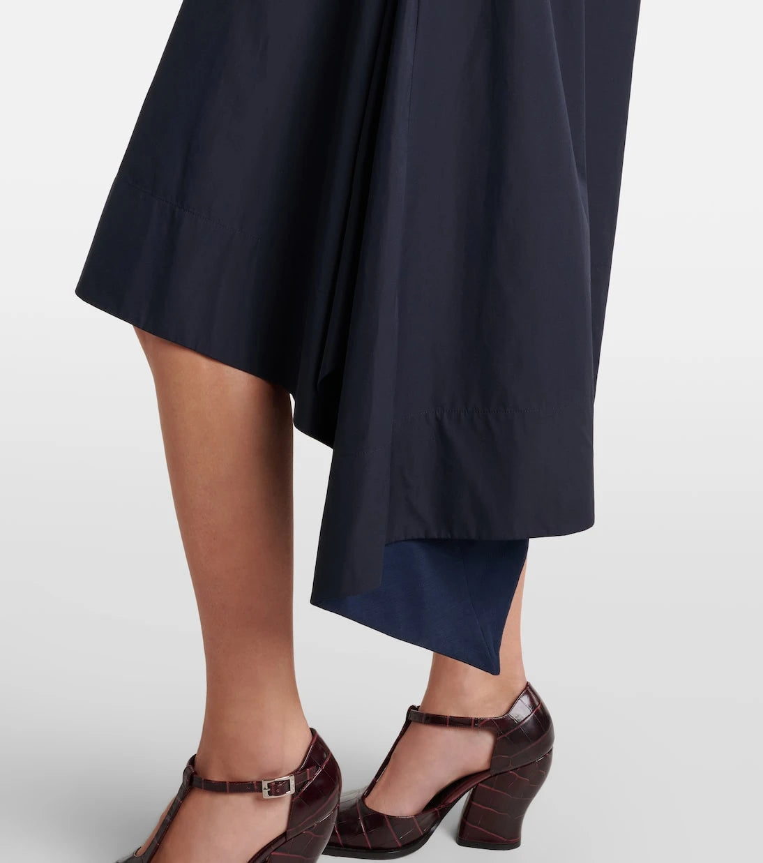 Loewe - Draped cotton wrap dress