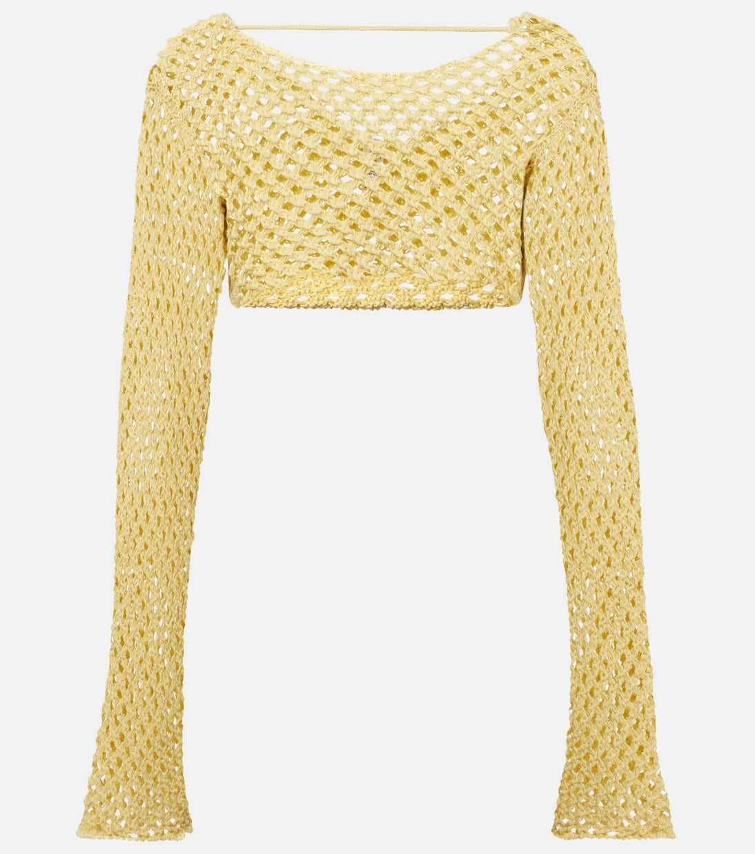 Bananhot - Magen crochet cotton-blend crop top