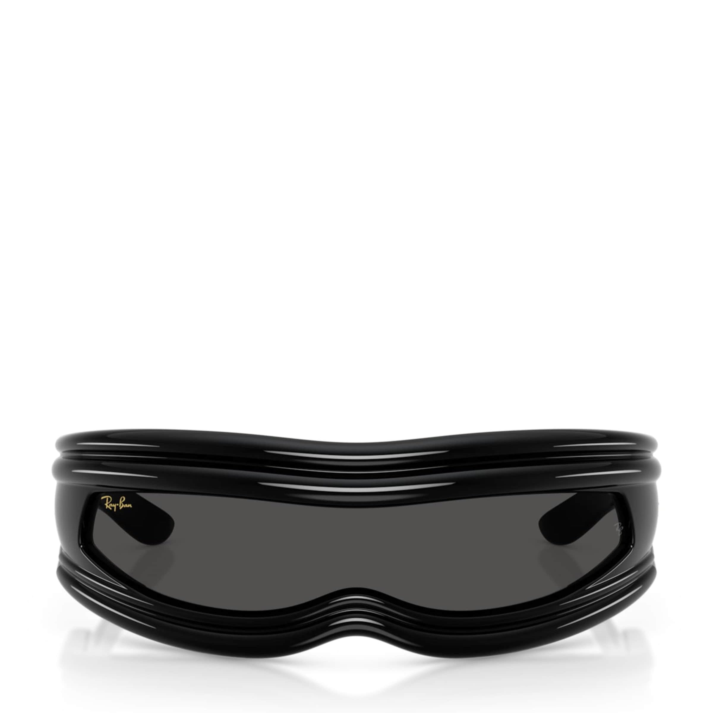 Ray-Ban Black Nylon Ultra Wrap 001 Next Generation Sunglasses