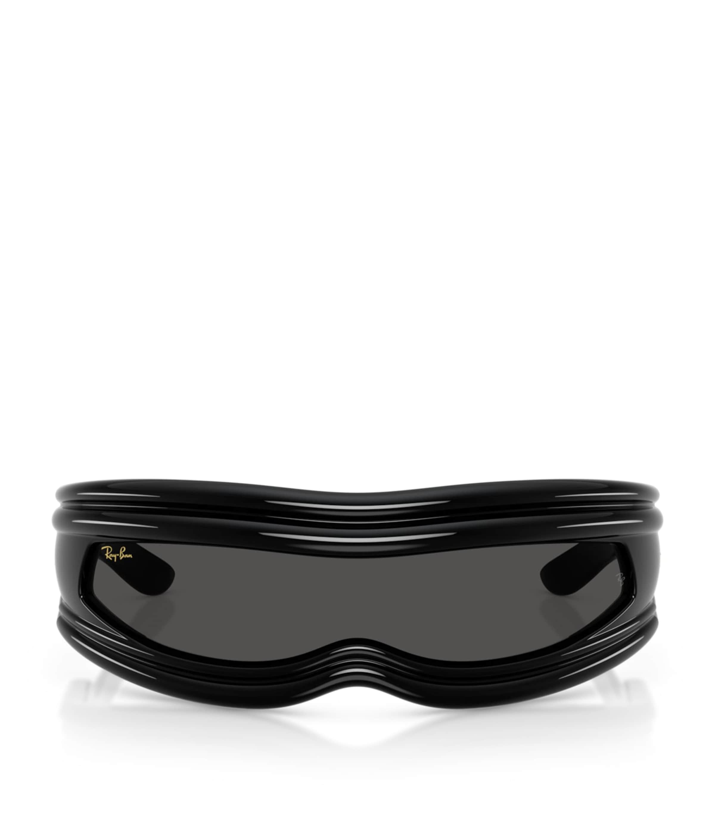 Ray-Ban Black Nylon Ultra Wrap 001 Next Generation Sunglasses