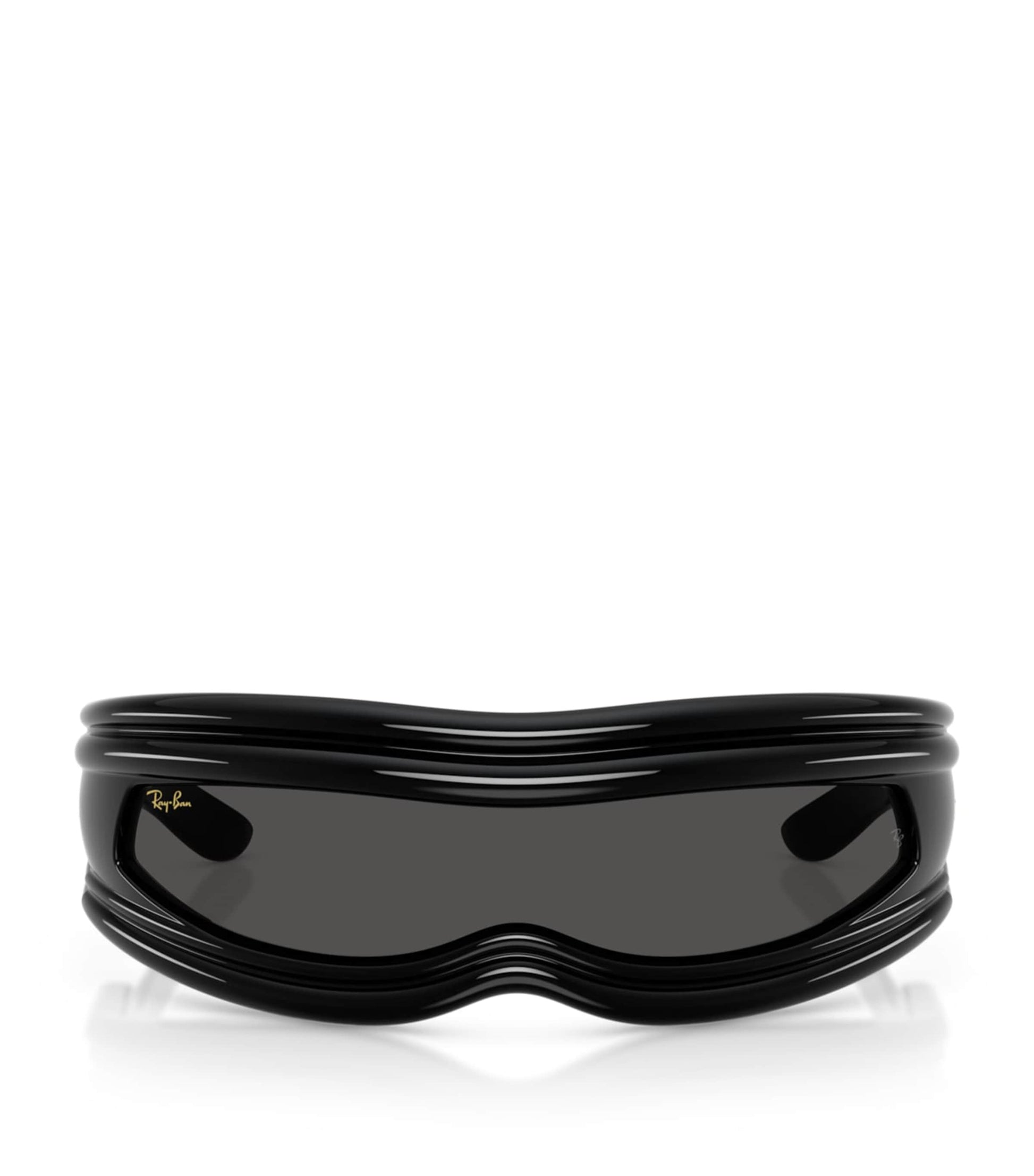 Ray-Ban Black Nylon Ultra Wrap 001 Next Generation Sunglasses