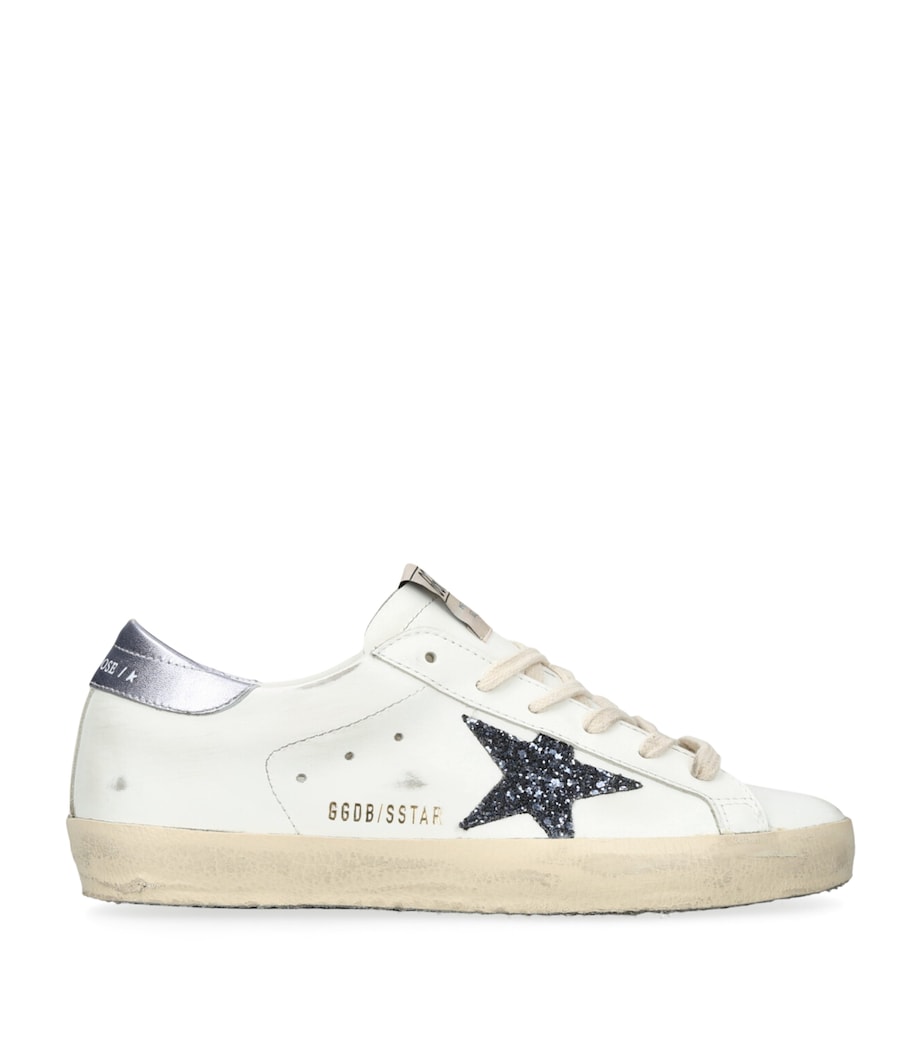 White Leather Super-Star Sneakers