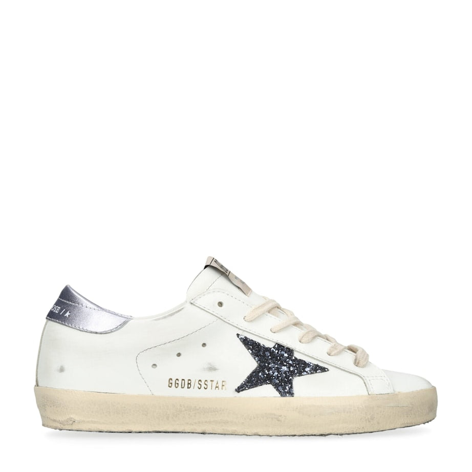 White Leather Super-Star Sneakers