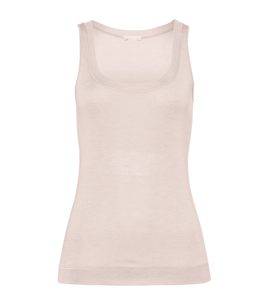 Silk-Cashmere Tank Top