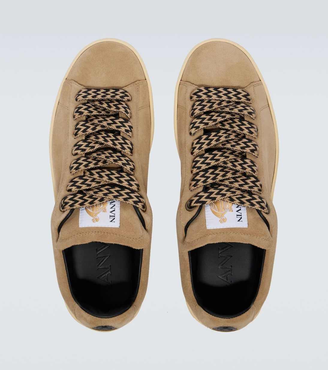 Lanvin - Curb Lite suede sneakers