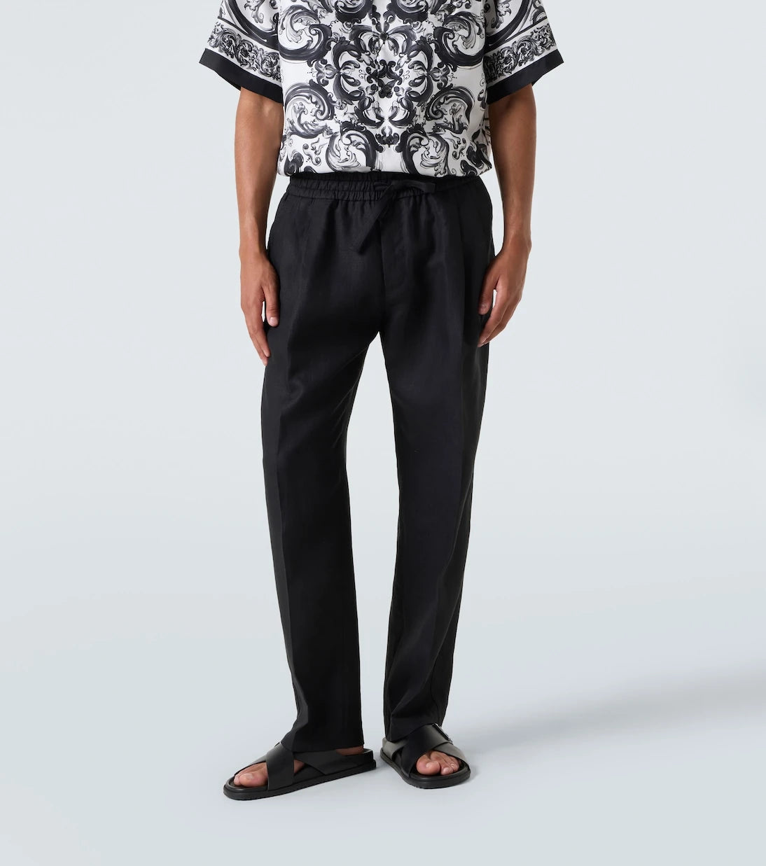 Dolce&Gabbana - Linen straight pants