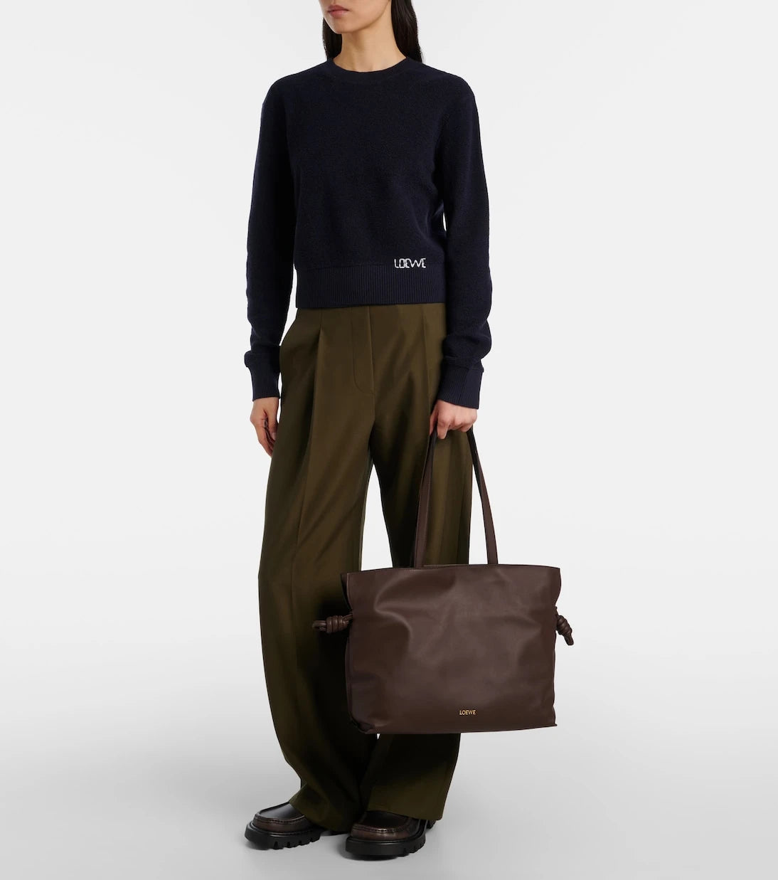 Loewe - Flamenco Large leather tote bag