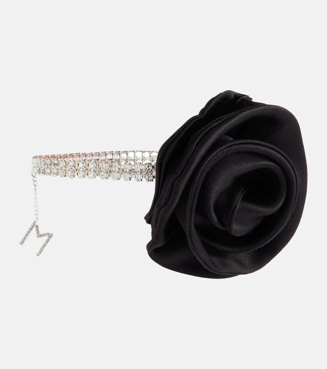 Magda Butrym - Floral-appliqué crystal-embellished choker