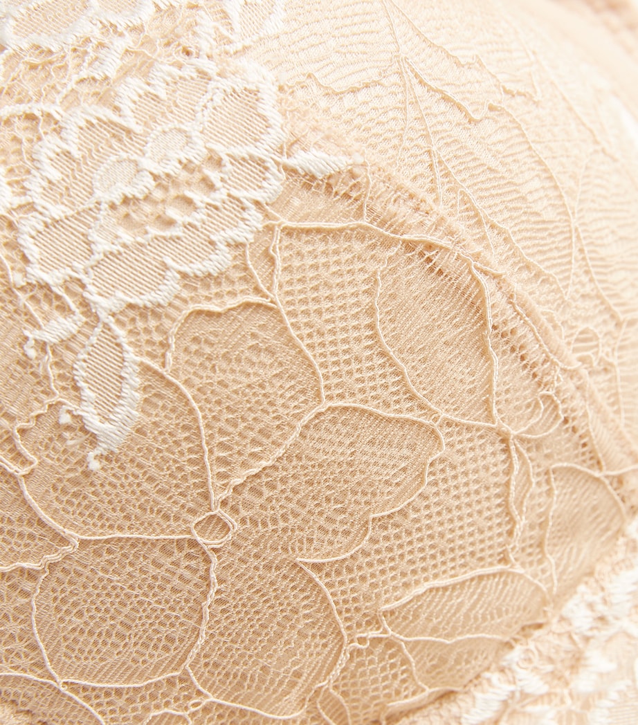 Nude Lace Perfection Plunge Push-Up Bra