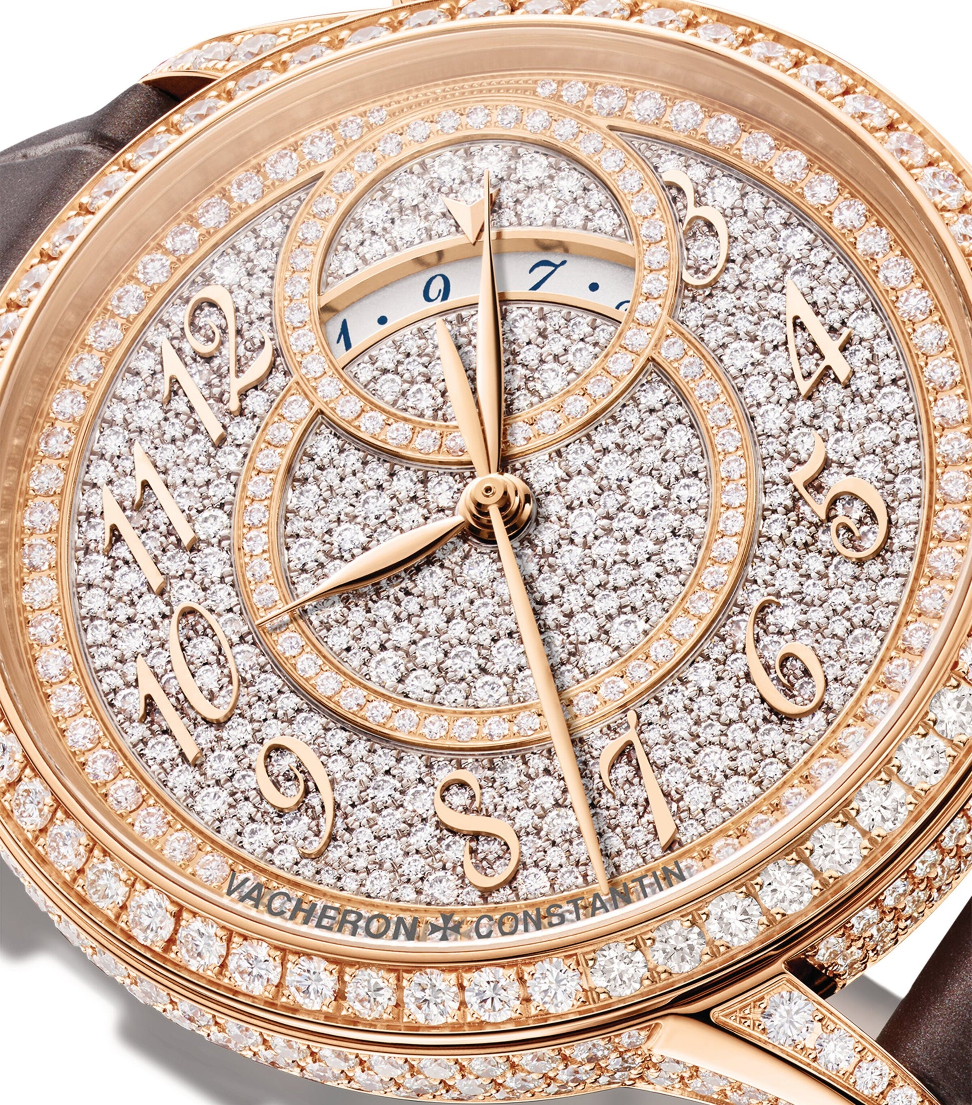 Rose Gold and Diamond Egérie Watch 35mm