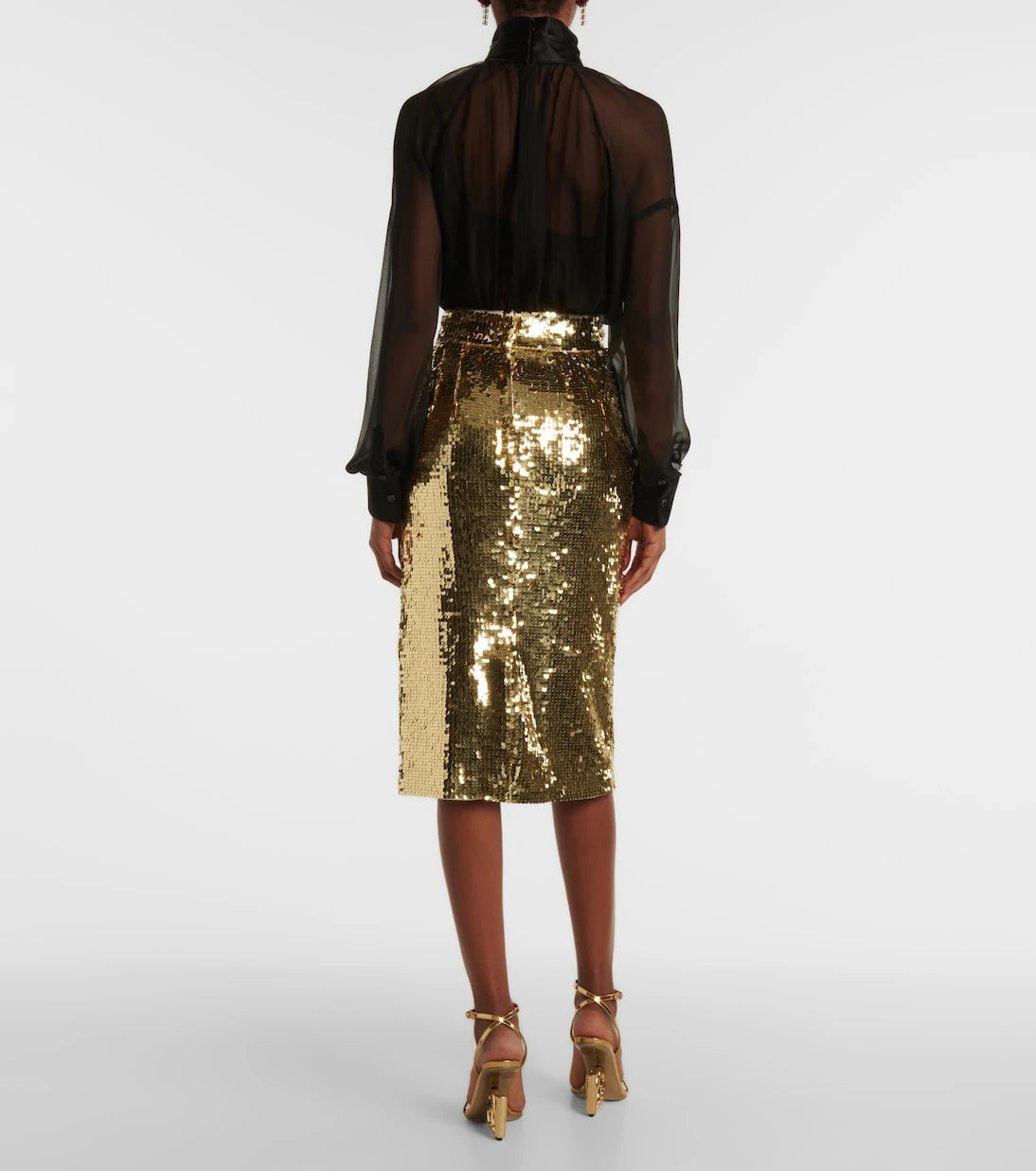 Dolce&Gabbana - Sequined midi skirt