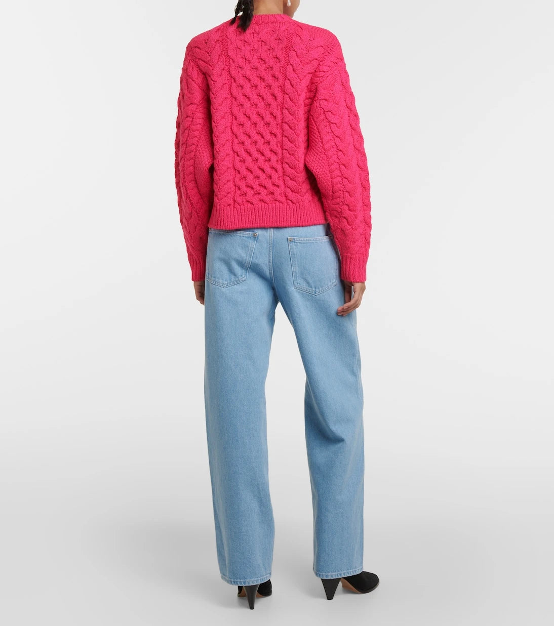 Marant Etoile - Jake cable-knit wool-blend sweater