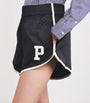 Sateen Logo Shorts POLO BLACK