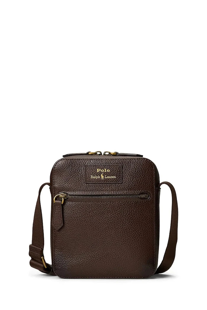 Polo Ralph Lauren Erkek Deri Omuz Çantası
