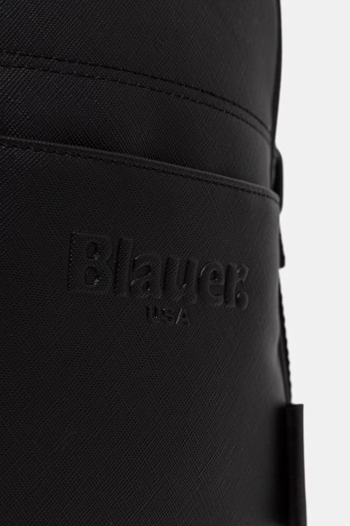 Blauer erkek suni deri omuz çantası