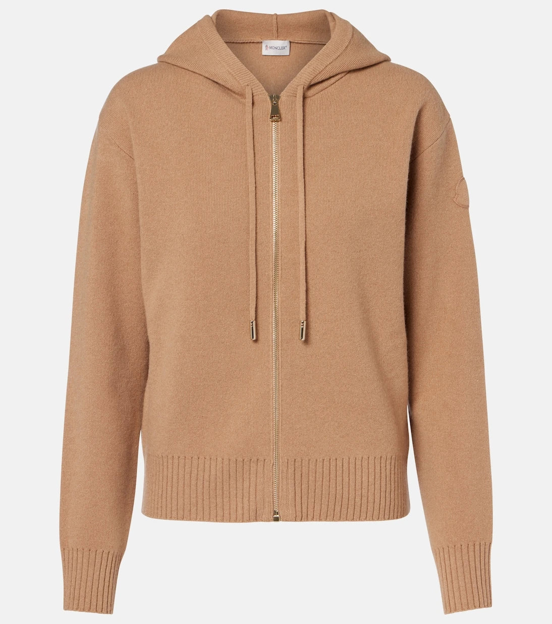 Moncler - Wool and cashmere zip-up cardigan