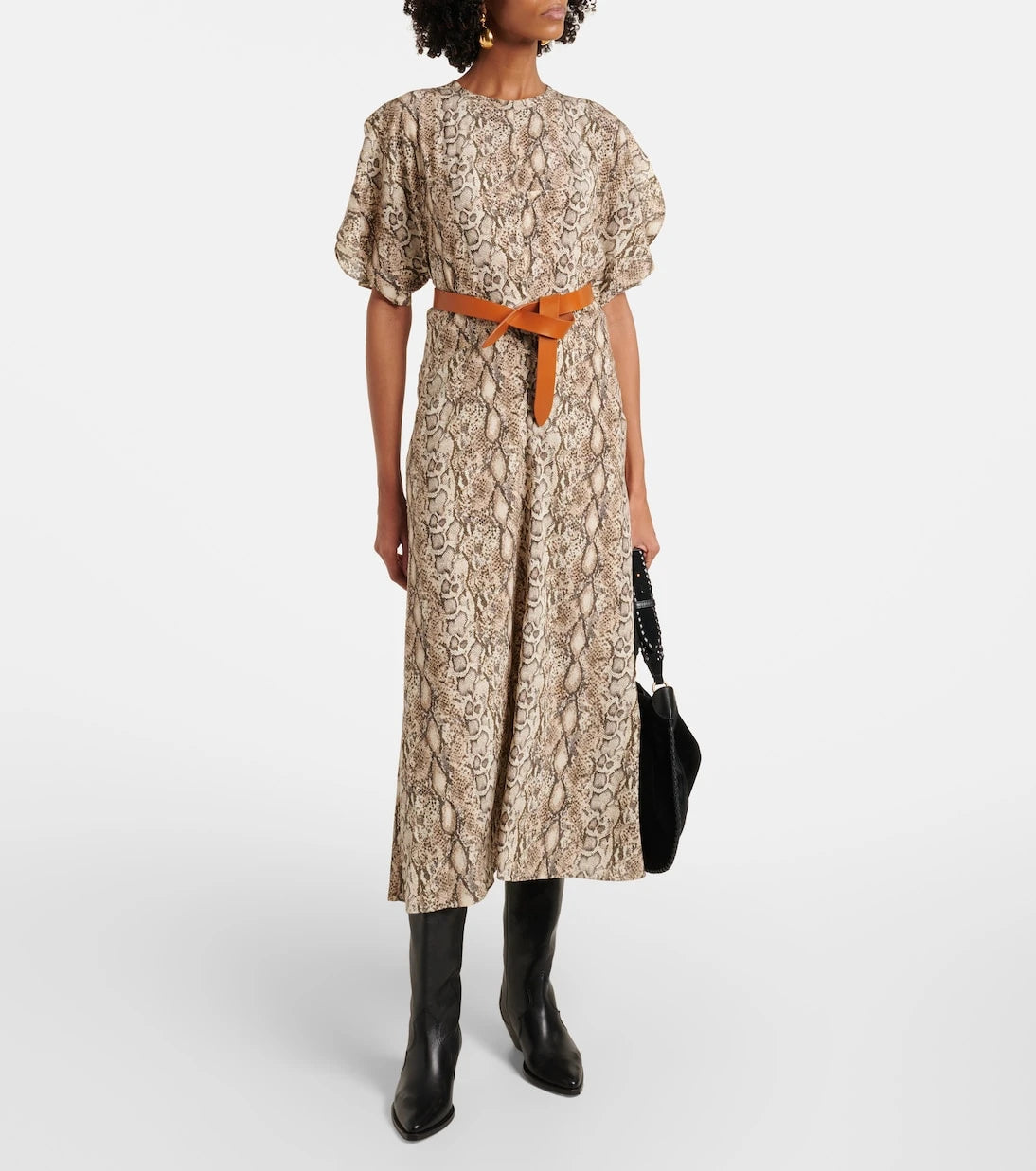 Isabel Marant - Keany printed silk-blend midi dress