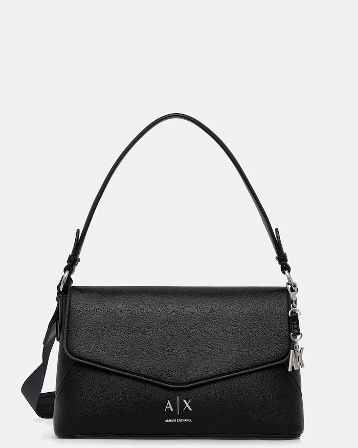 Armani Exchange kadın crossbody çanta, suni deriden