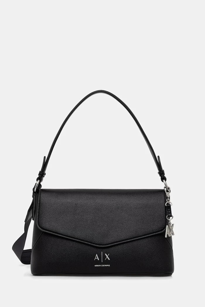Armani Exchange kadın crossbody çanta, suni deriden