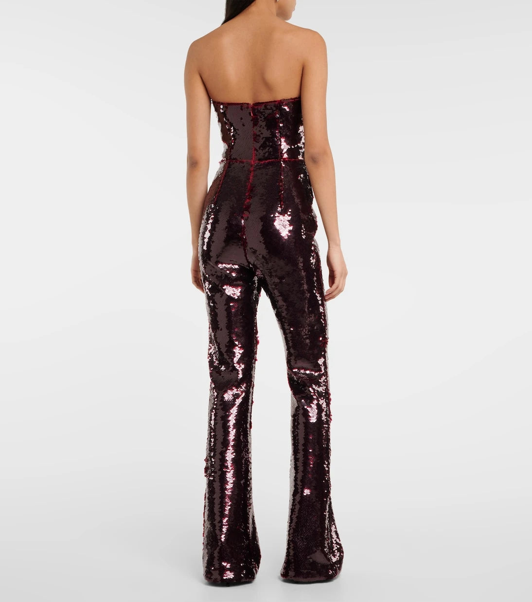 Safiyaa - Myrine sequined strapless jumpsuit