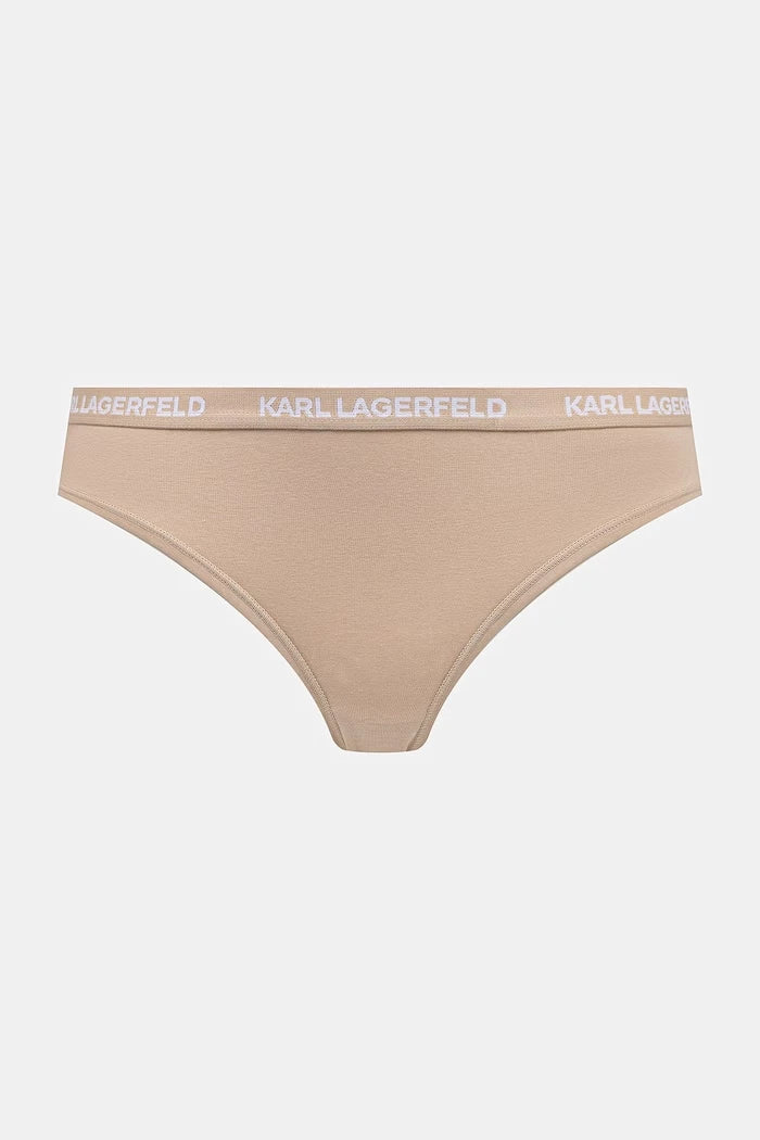 Karl Lagerfeld pamuk ve elastanlı kadın bikini külot 3’lü
