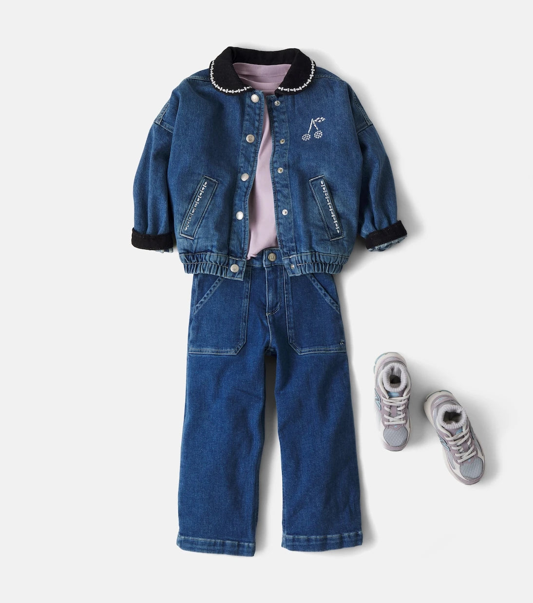 Bonpoint - Lala embellished denim jacket