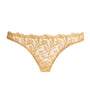 Coco De Mer Gold Embroidered Liora Brazilian Briefs