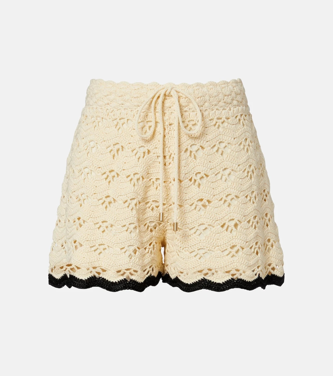Zimmermann - Aster crochet cotton shorts