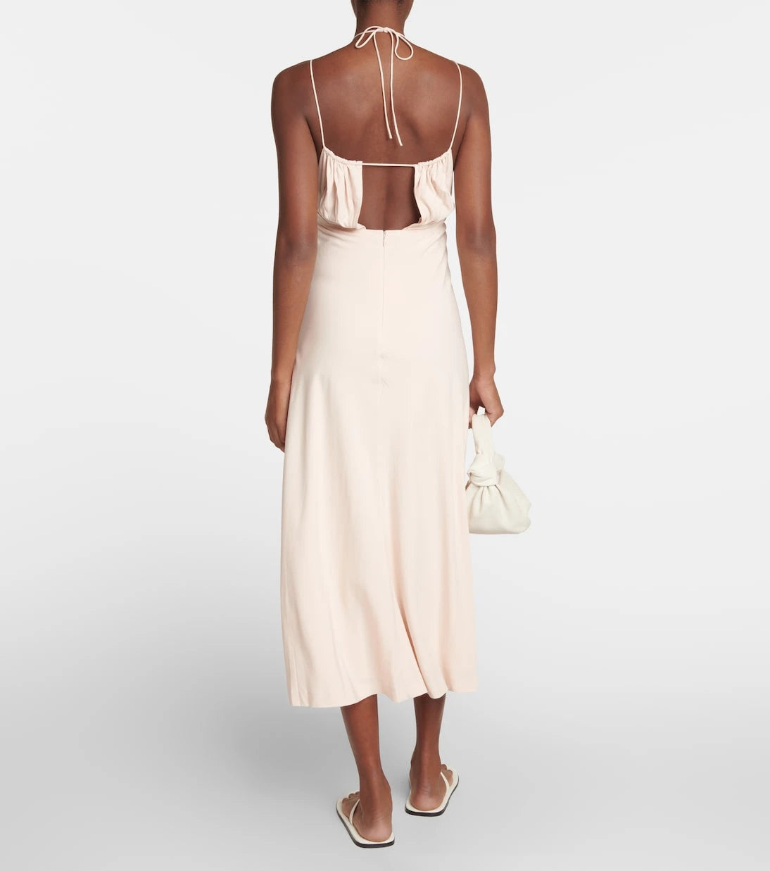 Toteme - Halterneck silk maxi dress