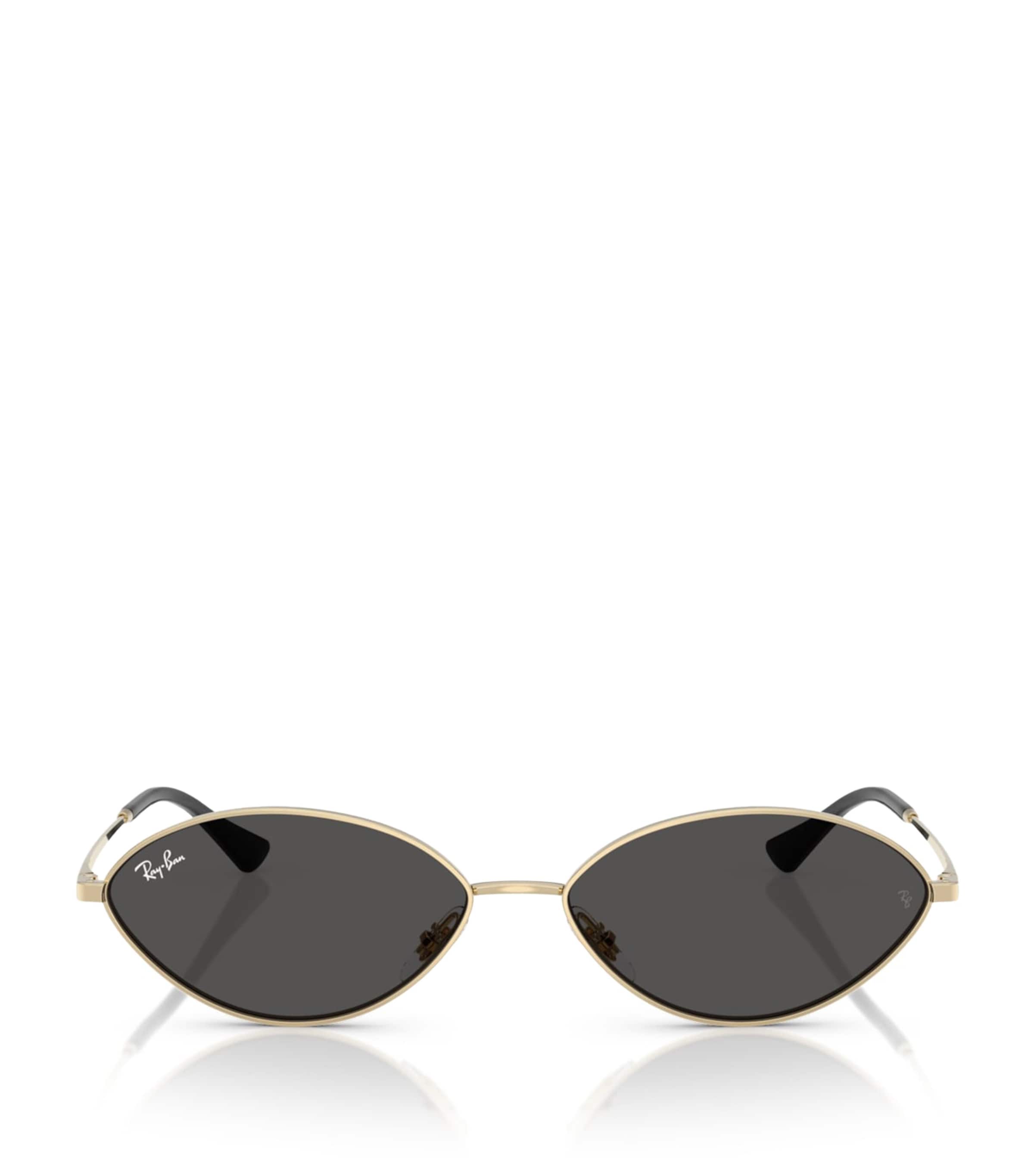 Ray-Ban Gold RB3757 Kai Bio-Based Oval Sunglasses