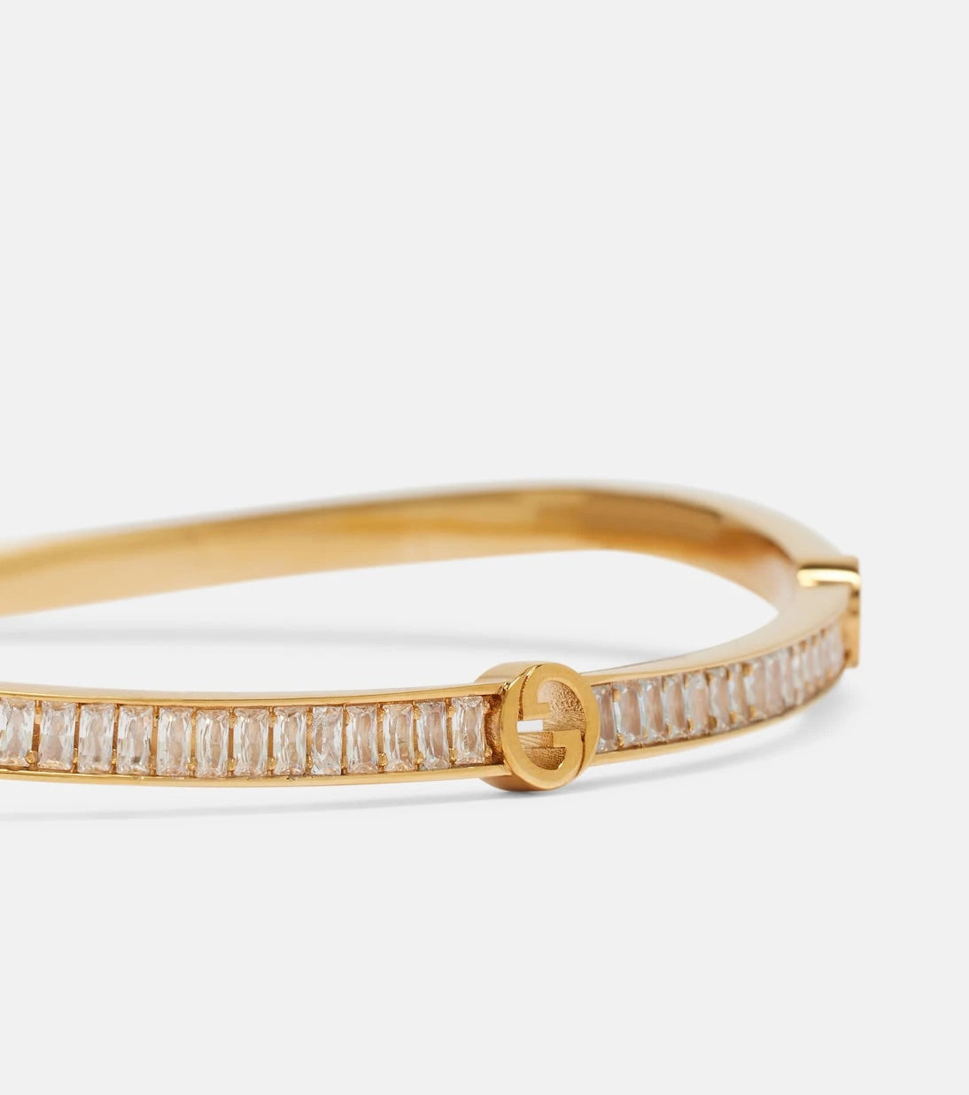 Gucci - Gucci Blondie embellished gold-plated choker