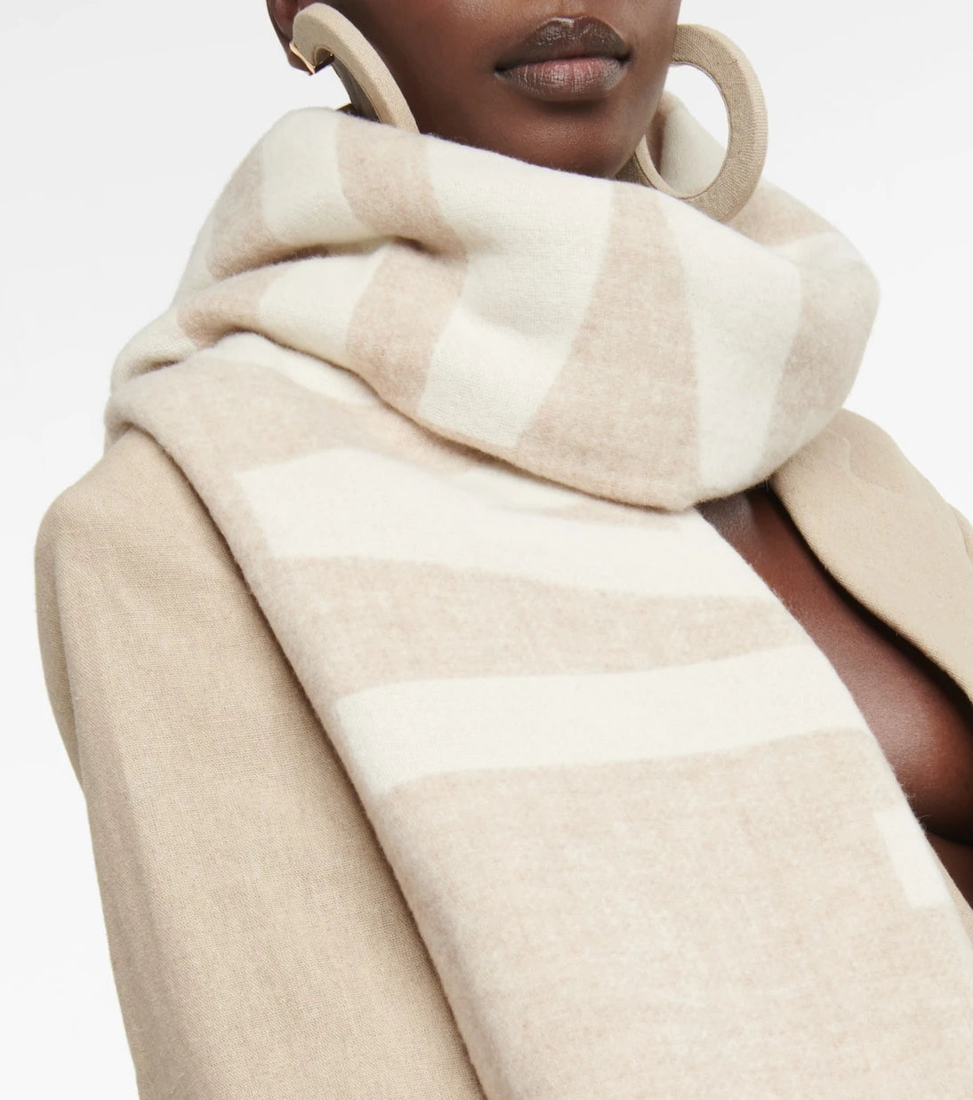 Jacquemus - Logo jacquard virgin wool scarf