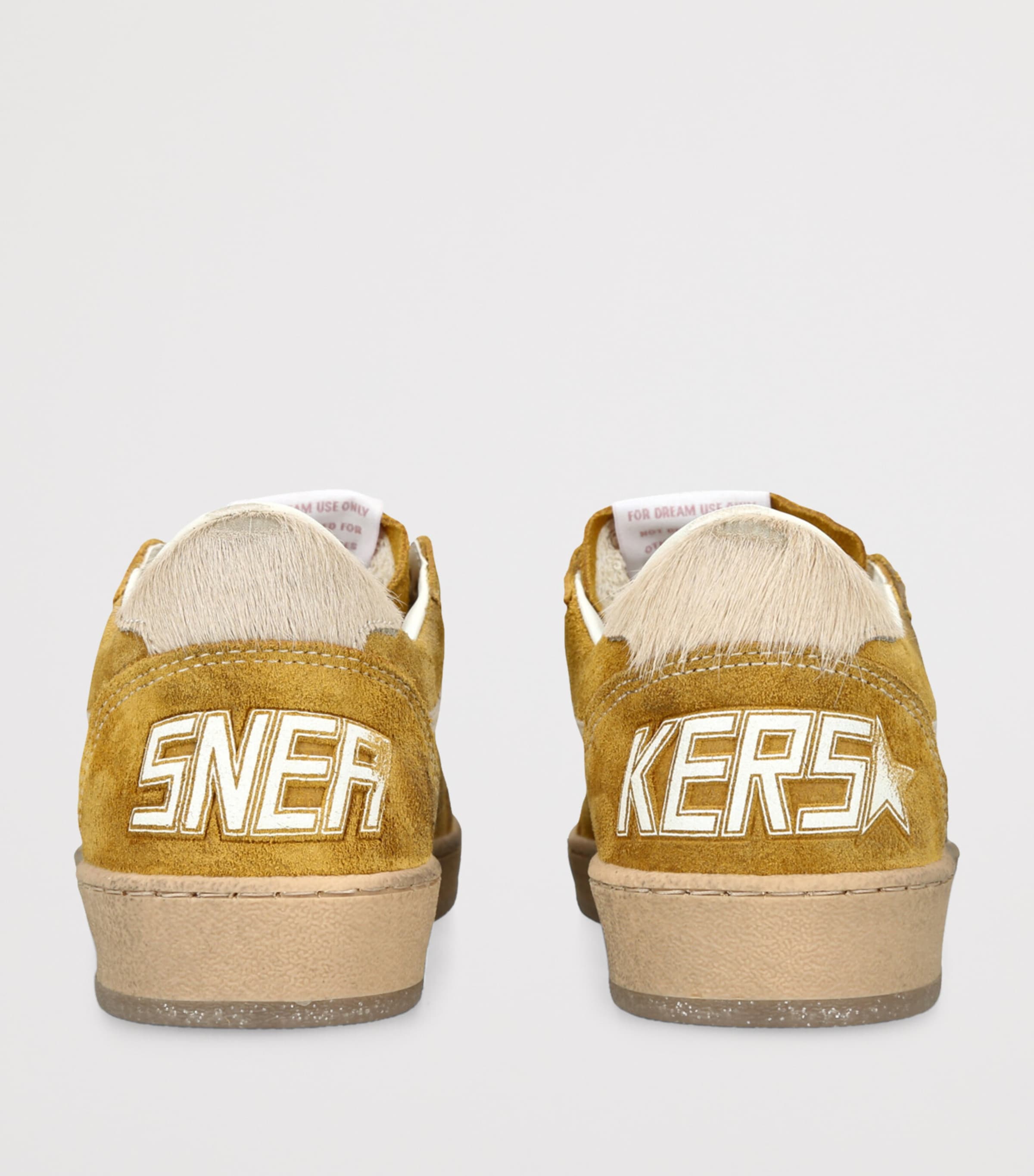 Beige Suede Ball Star Sneakers