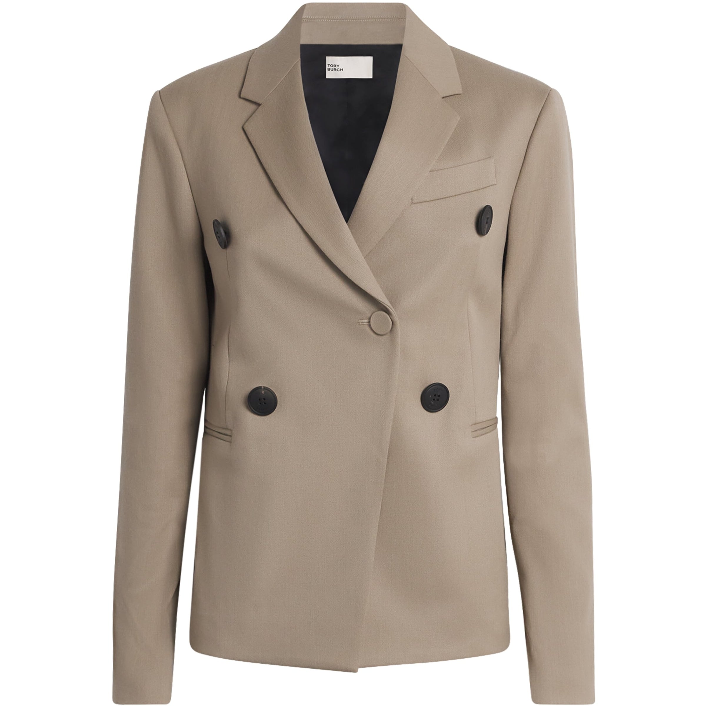 Tory Burch Grey Wool-Blend Blazer