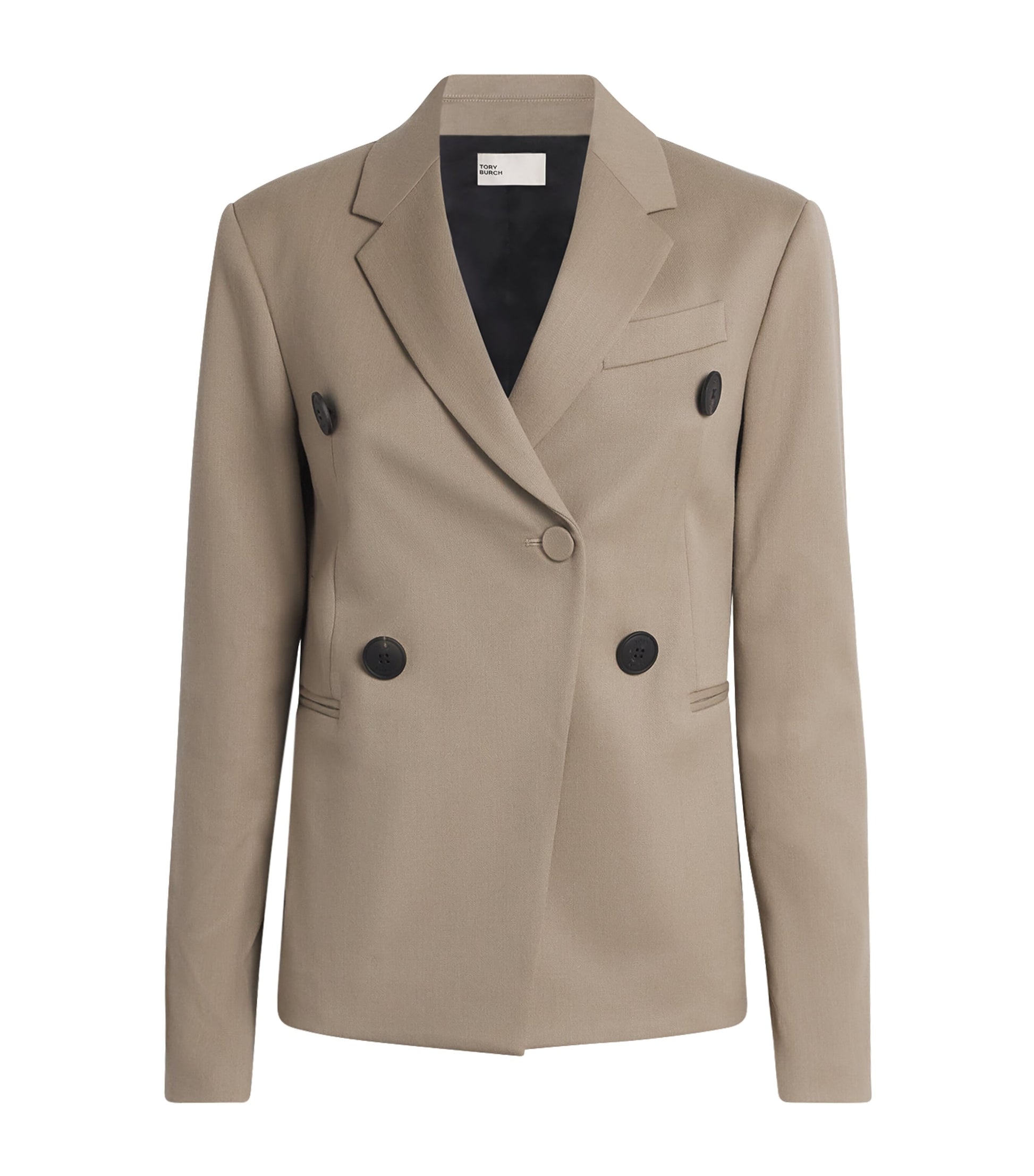 Tory Burch Grey Wool-Blend Blazer