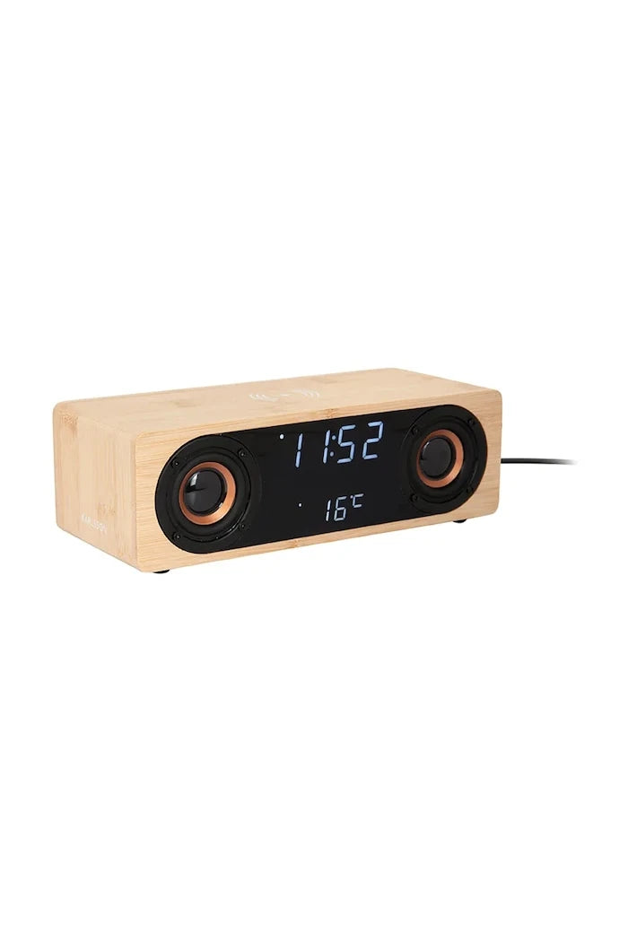 Karlsson Bluetooth Classic BT Speaker Radio Kablosuz Şarj Özellikli ve Hoparlörlü Çalar Saat