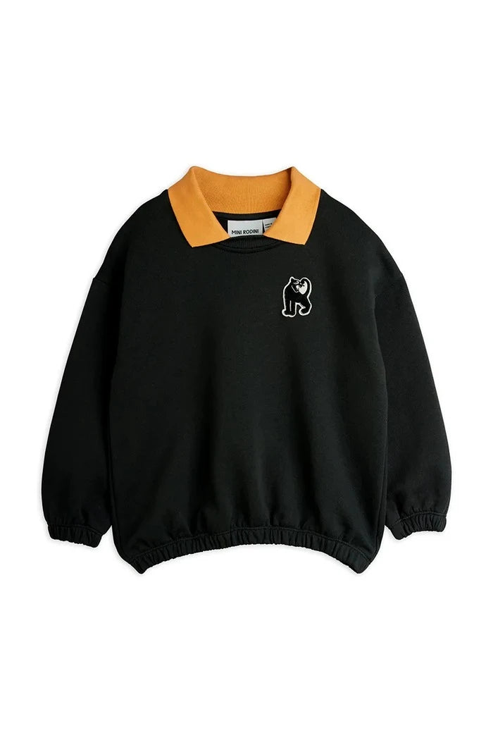 Mini Rodini Panther Çocuk Pamuklu Sweatshirt