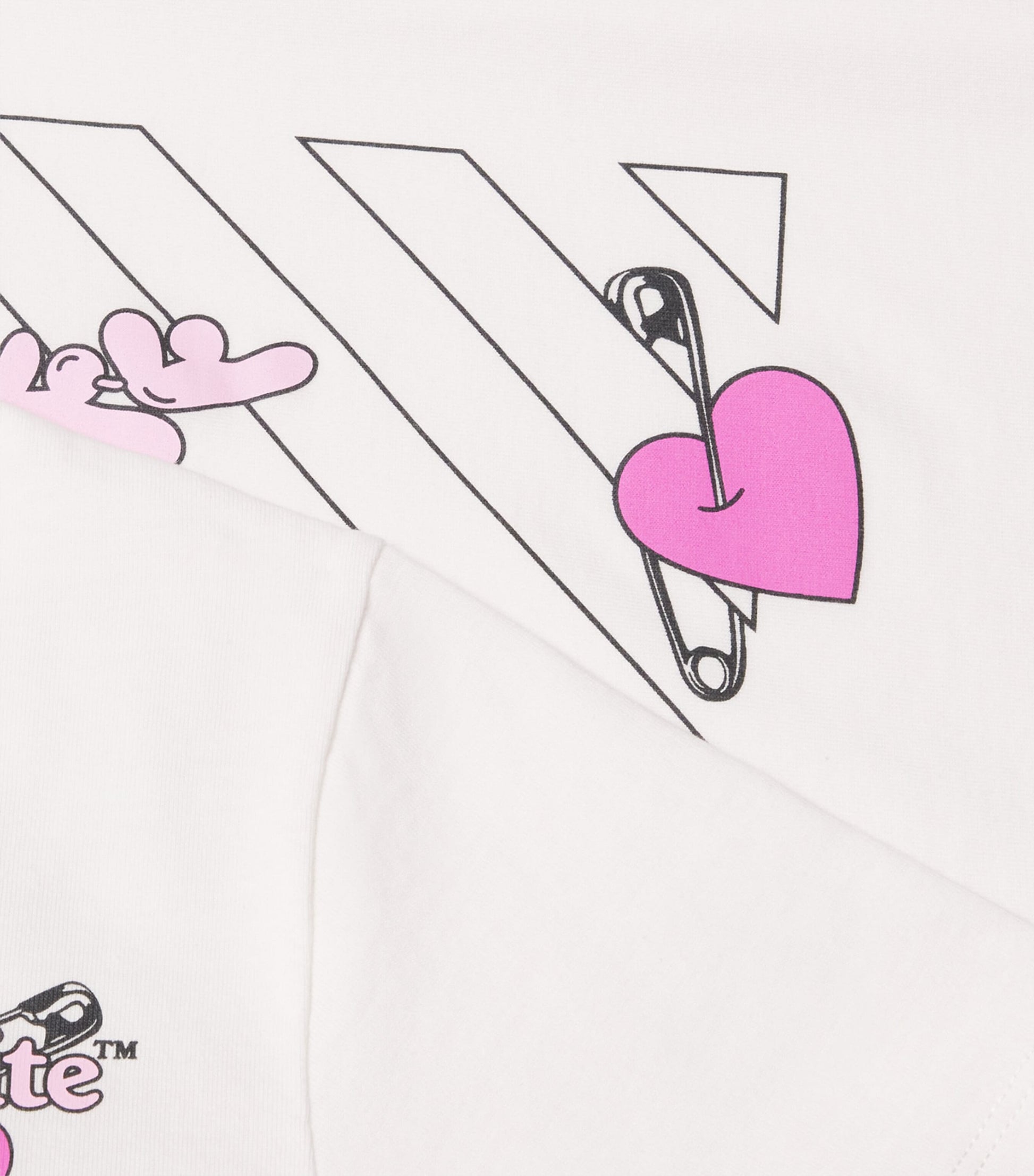 Cotton Diagonal Arrow and Heart T-Shirt (4-12+ Years)