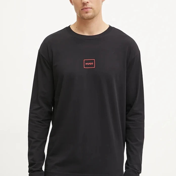 HUGO Laze Longsleeve Uzun Kollu Ev Bluzu