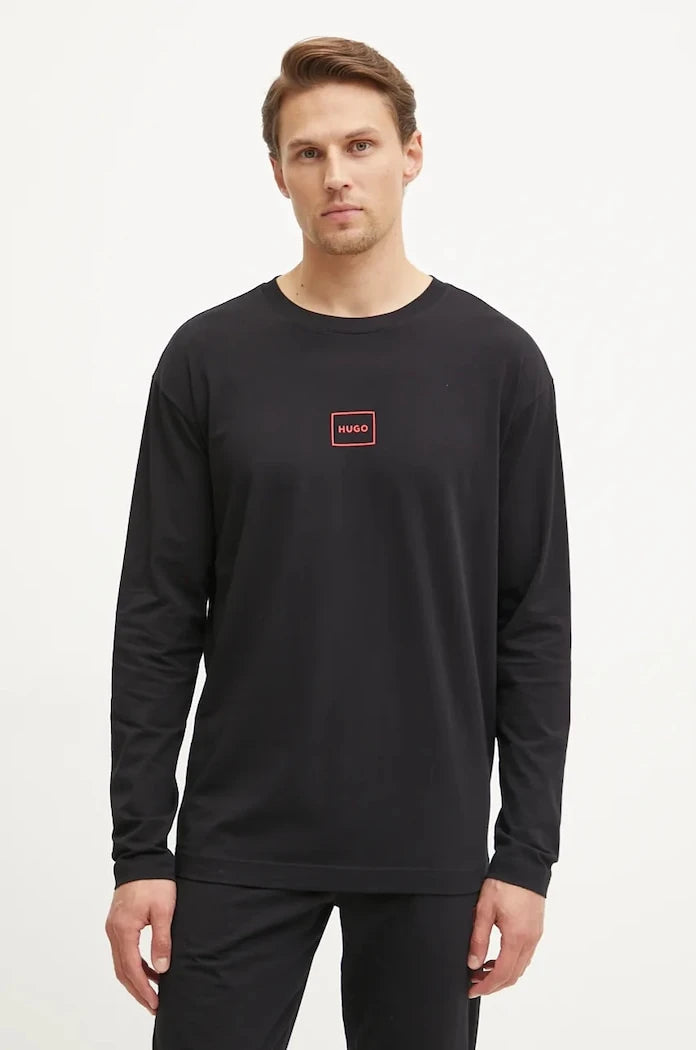 HUGO Laze Longsleeve Uzun Kollu Ev Bluzu