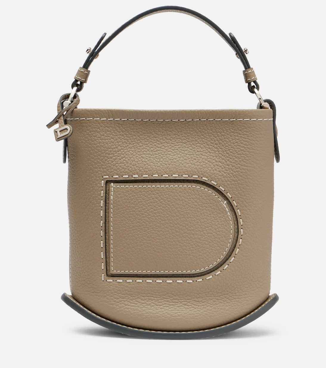Delvaux - Pin Surpiqué Mini leather shoulder bag