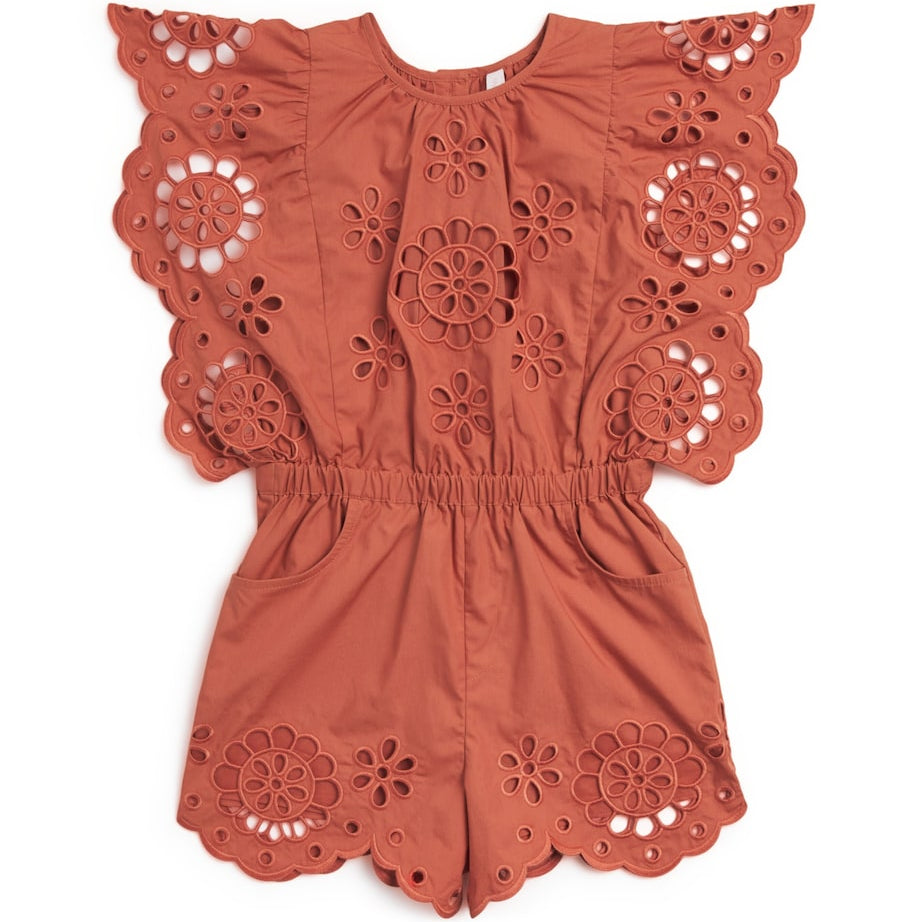 Cotton Broderie Awaken Playsuit (1-12 Years)